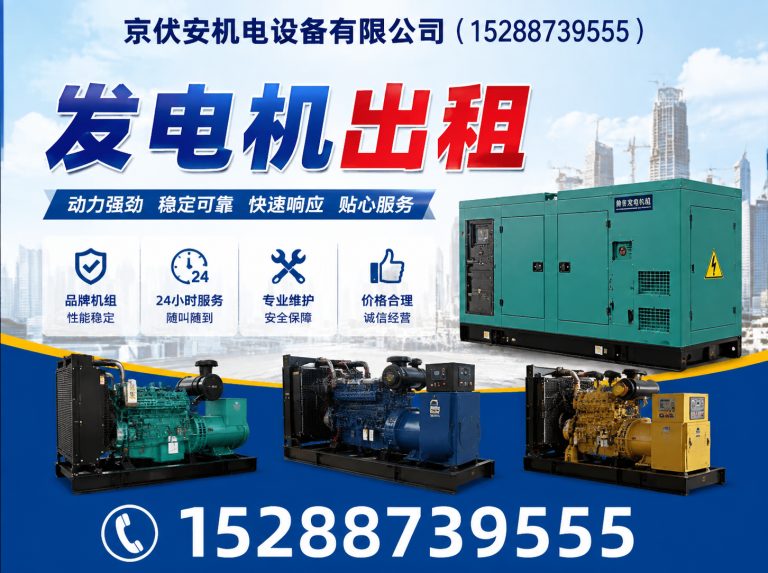 崇左发电机租赁展示图