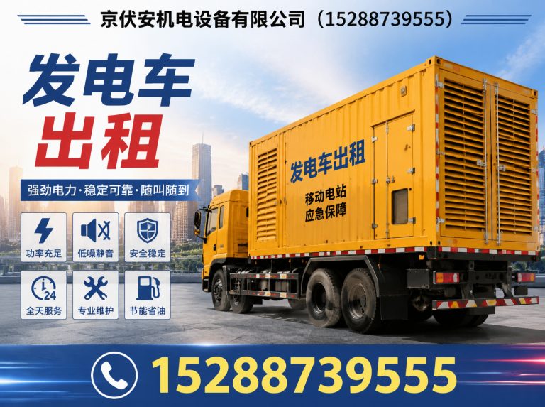 崇左发电车租赁展示图