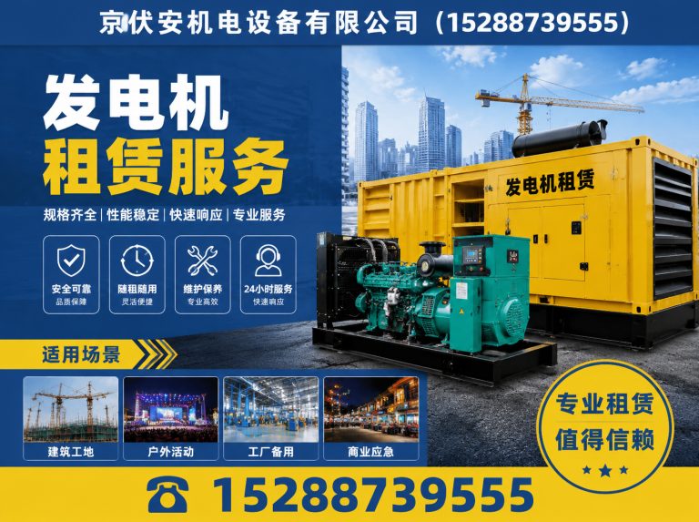 崇左柴油发电机组出租展示图